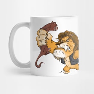 Intimidating Lion Mug